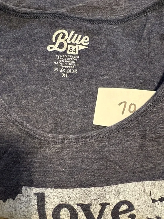 Blue 84 Navy 'Love Southport' Short Sleeve Tee - Picture 7 of 7